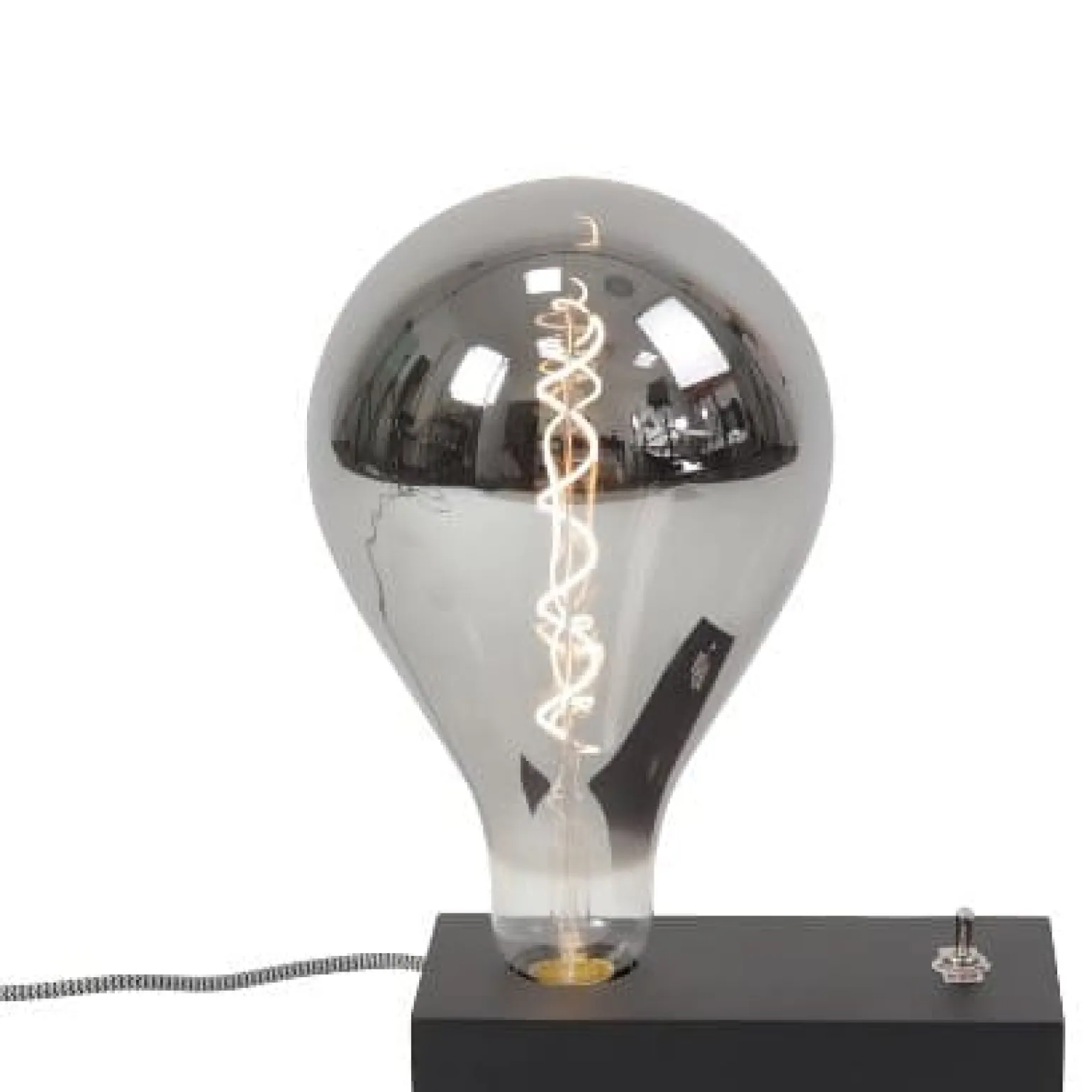 Ampoule LED Factory Filament, finition fumée, dimmable