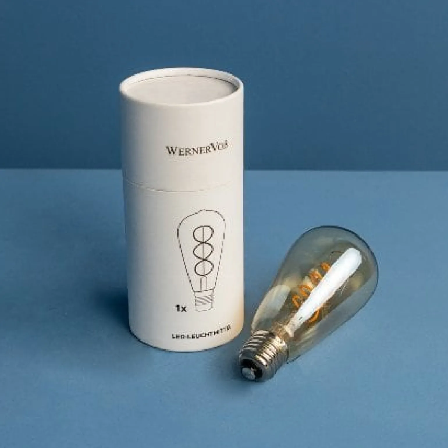 Ampoule LED filament spiralé, style vintage, dimmable