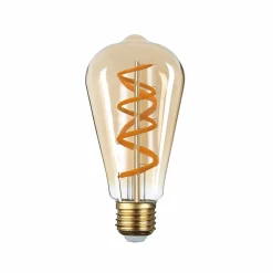 Ampoule LED filament spiralé, style vintage, dimmable