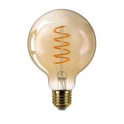 Ampoule LED filament spiralé, style vintage, dimmable