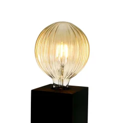Ampoule LED filament Stripe Globe, style vintage