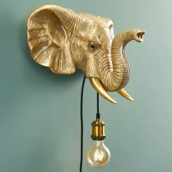 Applique éléphant Jumbo, or