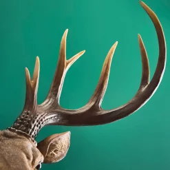 Applique murale cerf Harry, marron