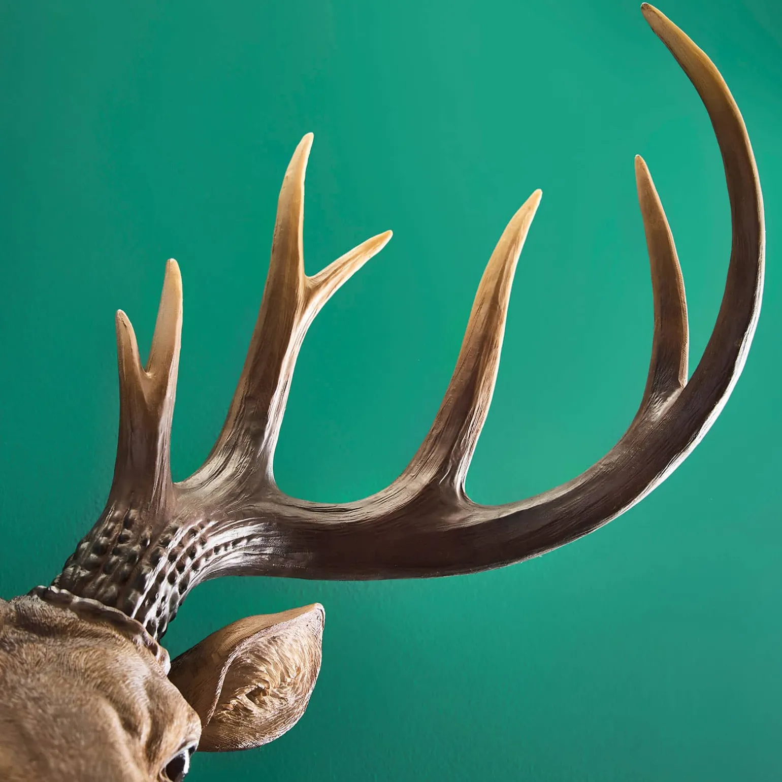 Applique murale cerf Harry, marron
