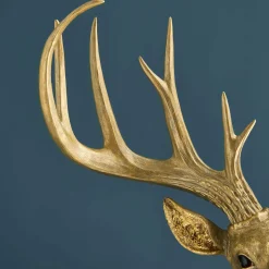 Applique Murale Cerf Harry, doré