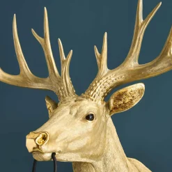 Applique Murale Cerf Harry, doré