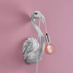 Applique murale Flamingo Tiffany Junior, argent