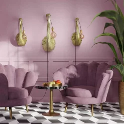 Applique murale Flamingo Tiffany, or
