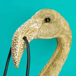 Applique murale Flamingo Tiffany Junior, or, polyr_sine, 20,5x19x50 cm