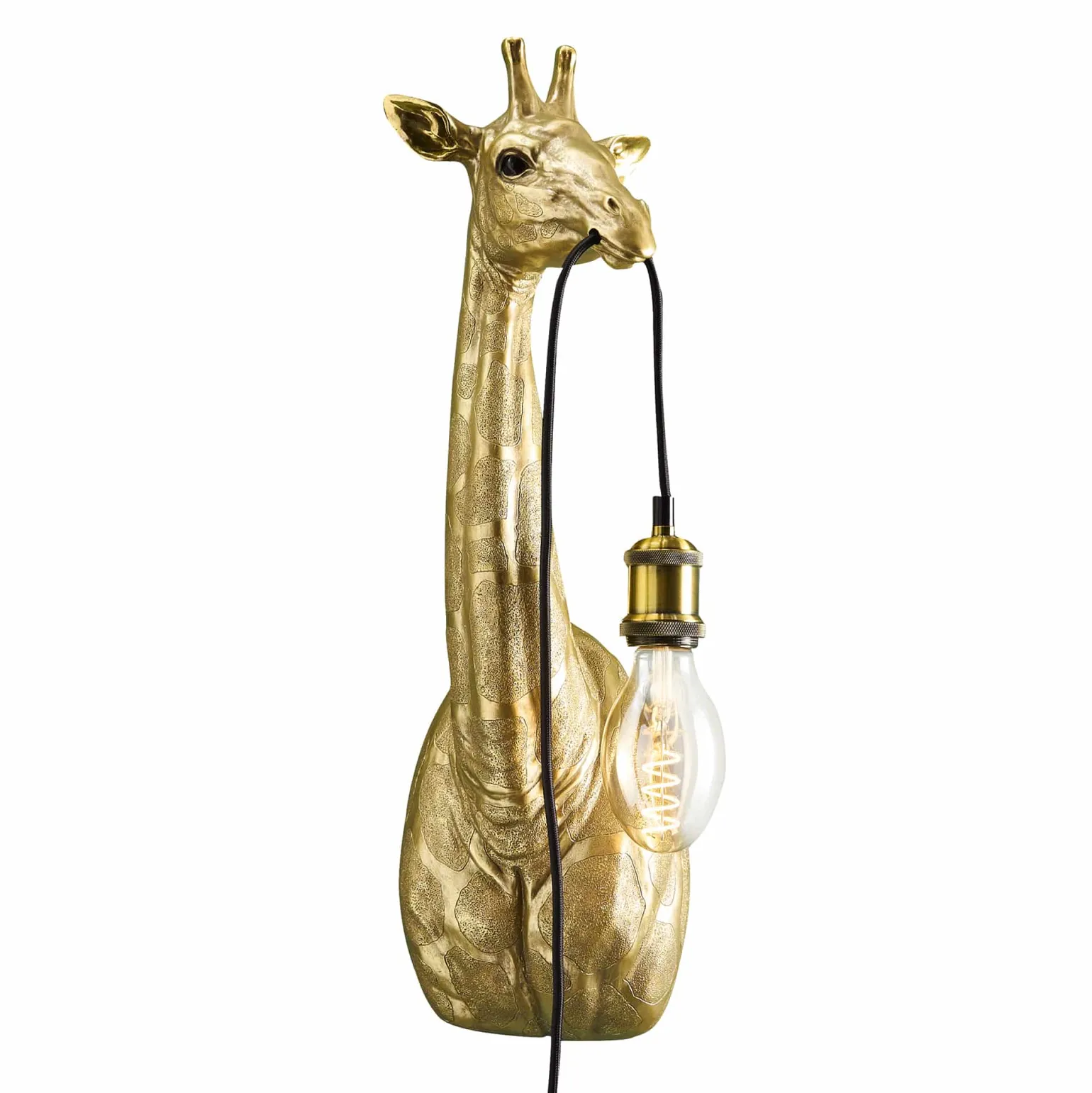 Applique murale girafe Lucie, or