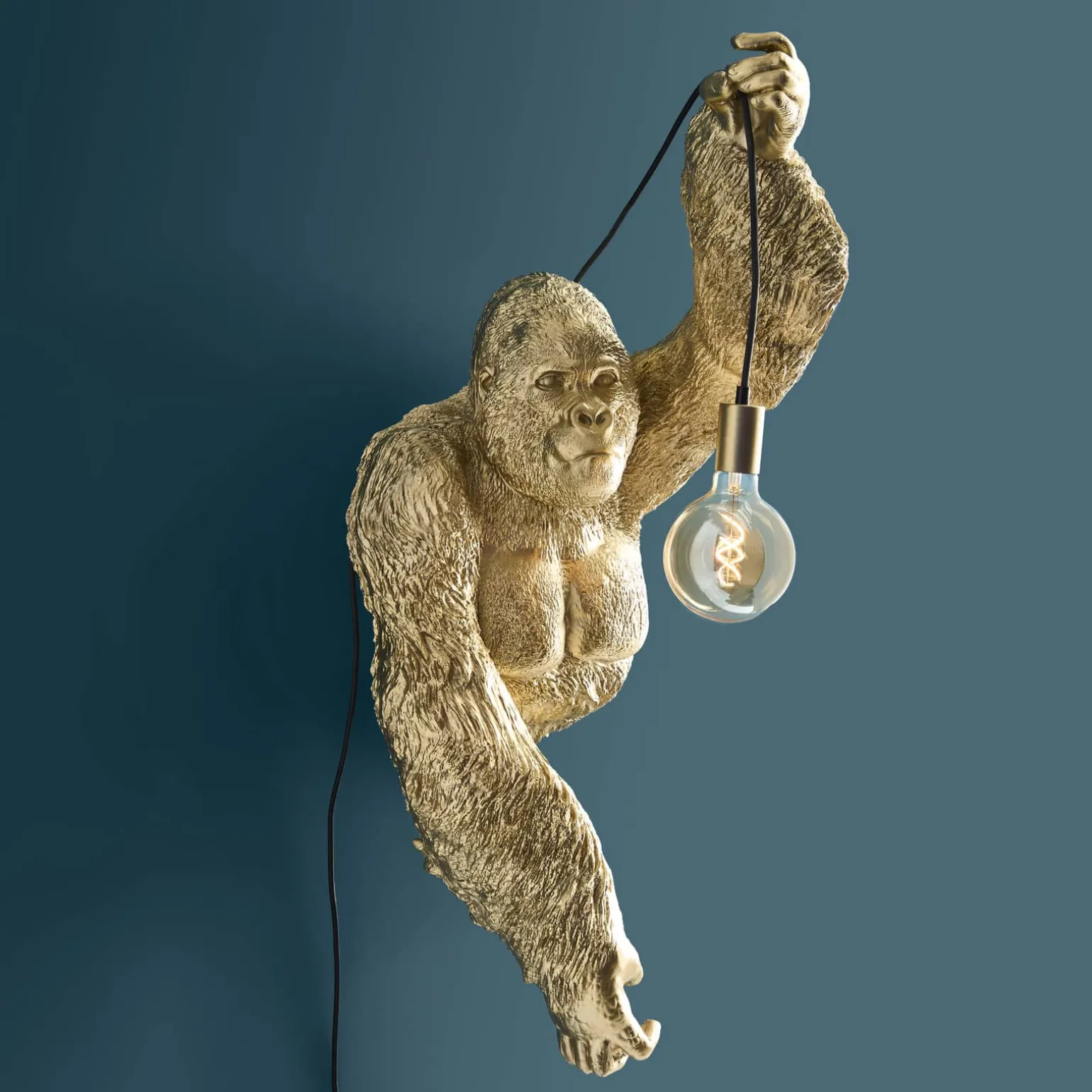Applique murale Gorilla Jungle Jack, or