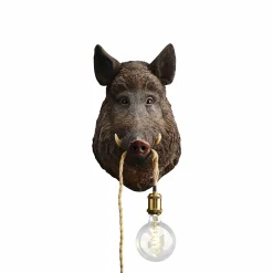 Applique sanglier / cochon Willy, marron