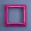 Cadre baroque, magenta