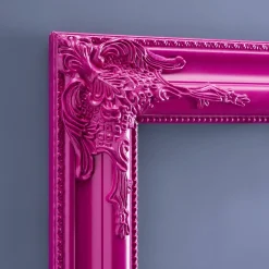 Cadre baroque, magenta