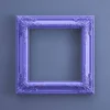 Cadre baroque, violet