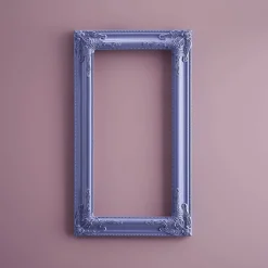 Cadre déco / cadre baroque, lilas