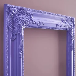 Cadre déco / cadre baroque, lilas