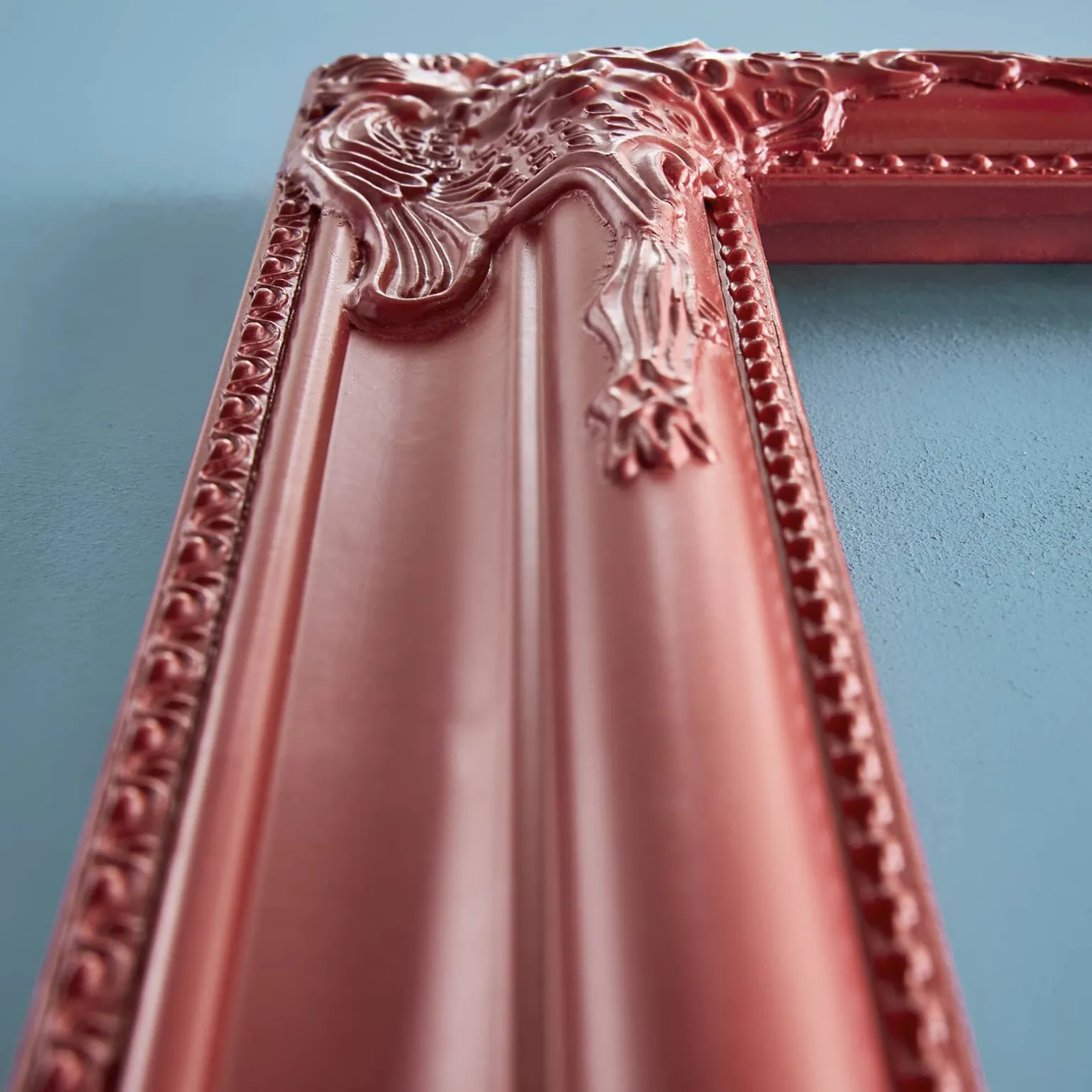 Cadre déco / cadre baroque, rouge, bois, 40x70 cm