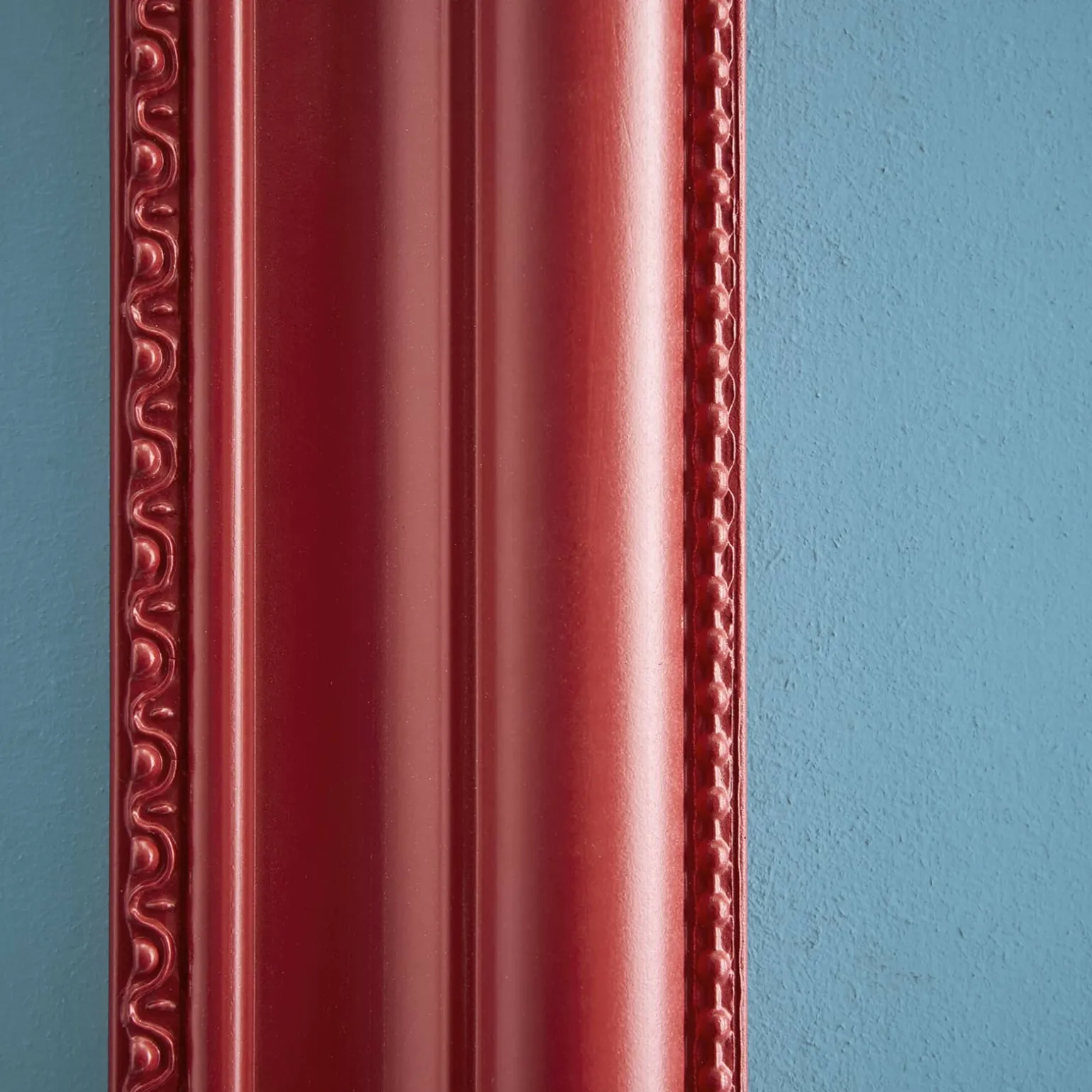 Cadre déco / cadre baroque, rouge, bois, 40x70 cm
