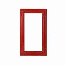 Cadre déco / cadre baroque, rouge, bois, 40x70 cm