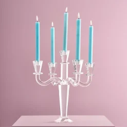 Chandelier Crystal, 5 branches, blanc