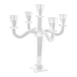Chandelier Crystal, 5 branches, blanc