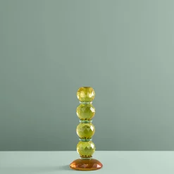 Chandelier Fancy Crystal, jaune, rond, verre