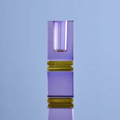 Chandelier Fancy Crystal, violet, carré, Verre