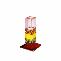 Chandelier Fancy Crystal, multicolore, carré, Verre
