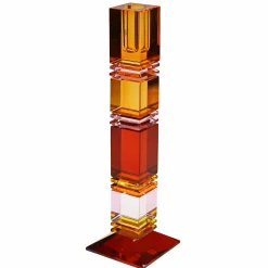 Chandelier Fancy Crystal, multicolore, carré, Verre