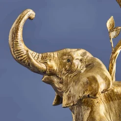 Chandelier Éléphant, Peint à la Main