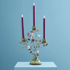 Chandelier perroquet, vert-or