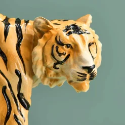 Chandelier Tigre, Peint à la Main