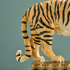 Chandelier Tigre, Peint à la Main