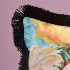 Coussin à franges Aquarell