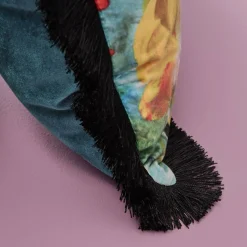 Coussin à franges Aquarell