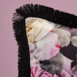 Coussin à franges Rosaceae