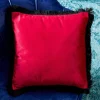 Coussin en velours Velvet Cushion, rose-noir