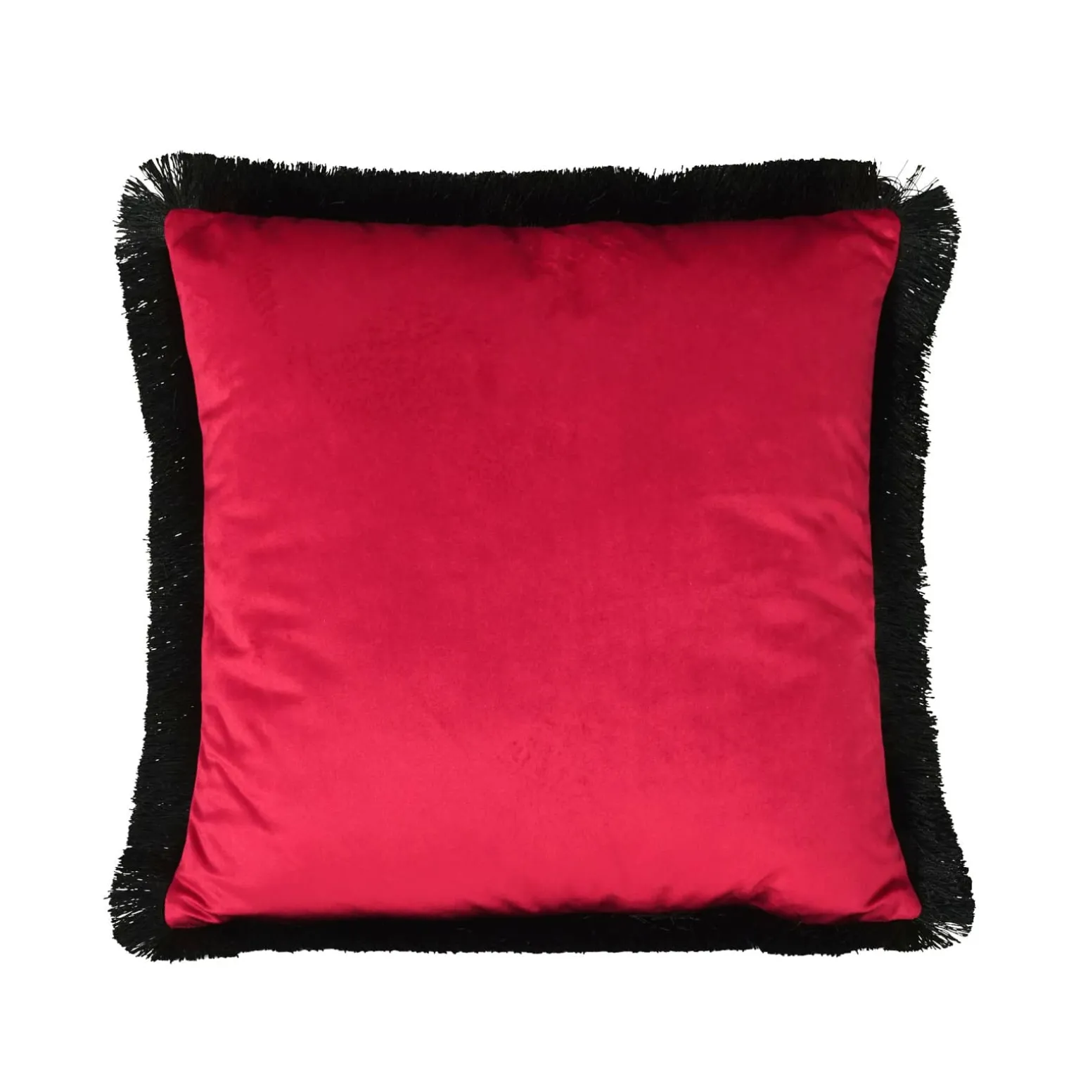 Coussin en velours Velvet Cushion, rose-noir