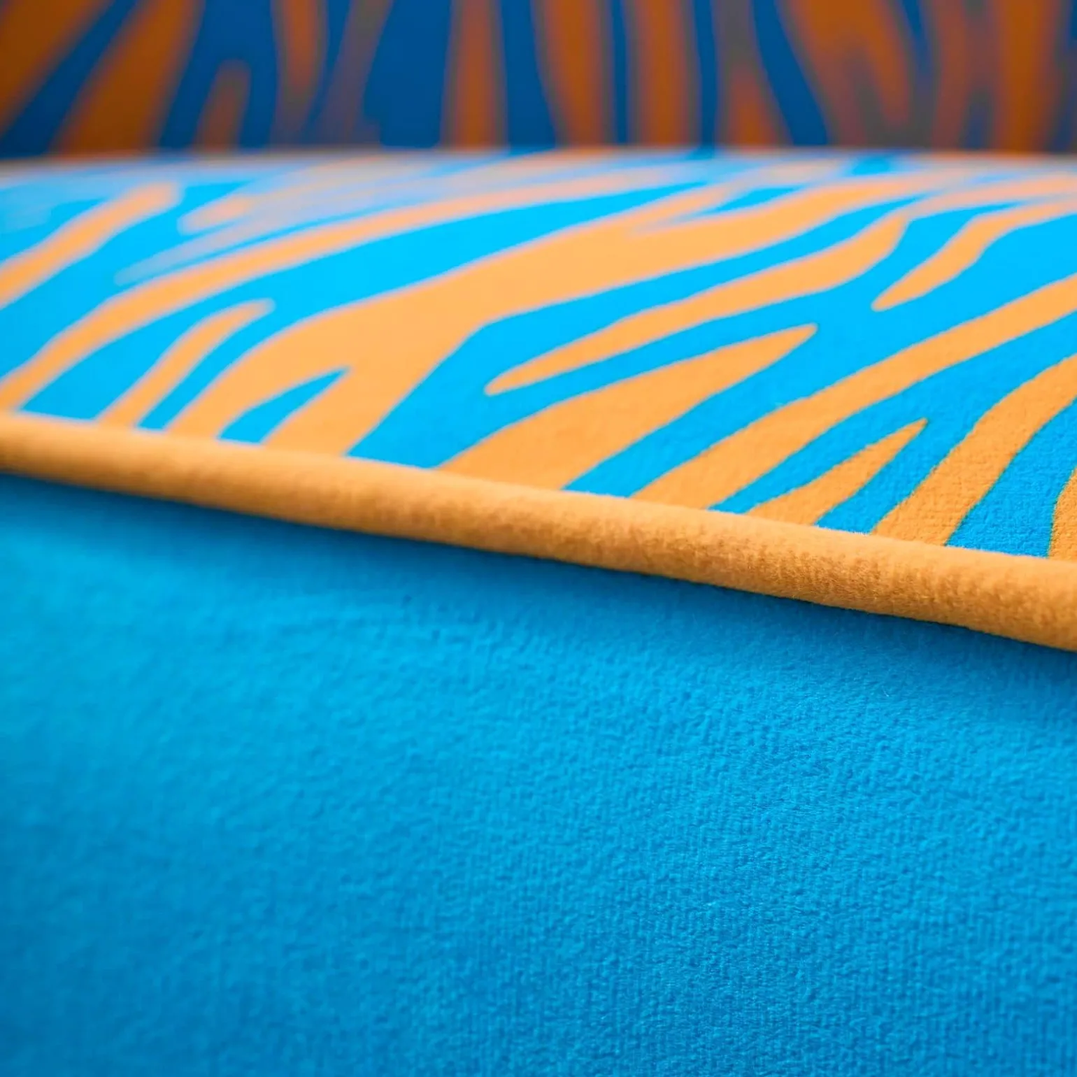 Fauteuil Zebra, bleu