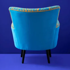 Fauteuil Zebra, bleu