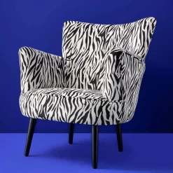 Fauteuil Zebra, noir