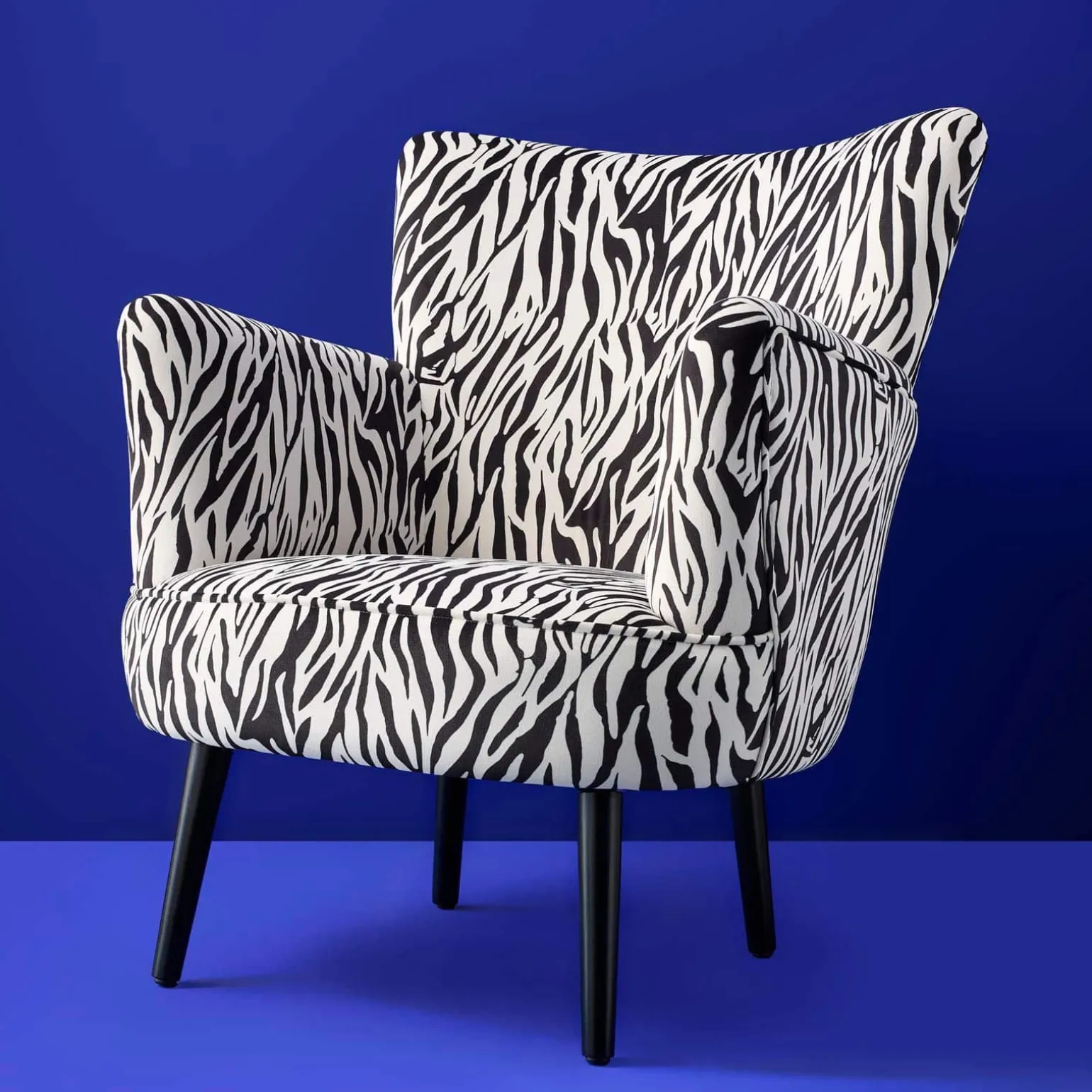 Fauteuil Zebra, noir