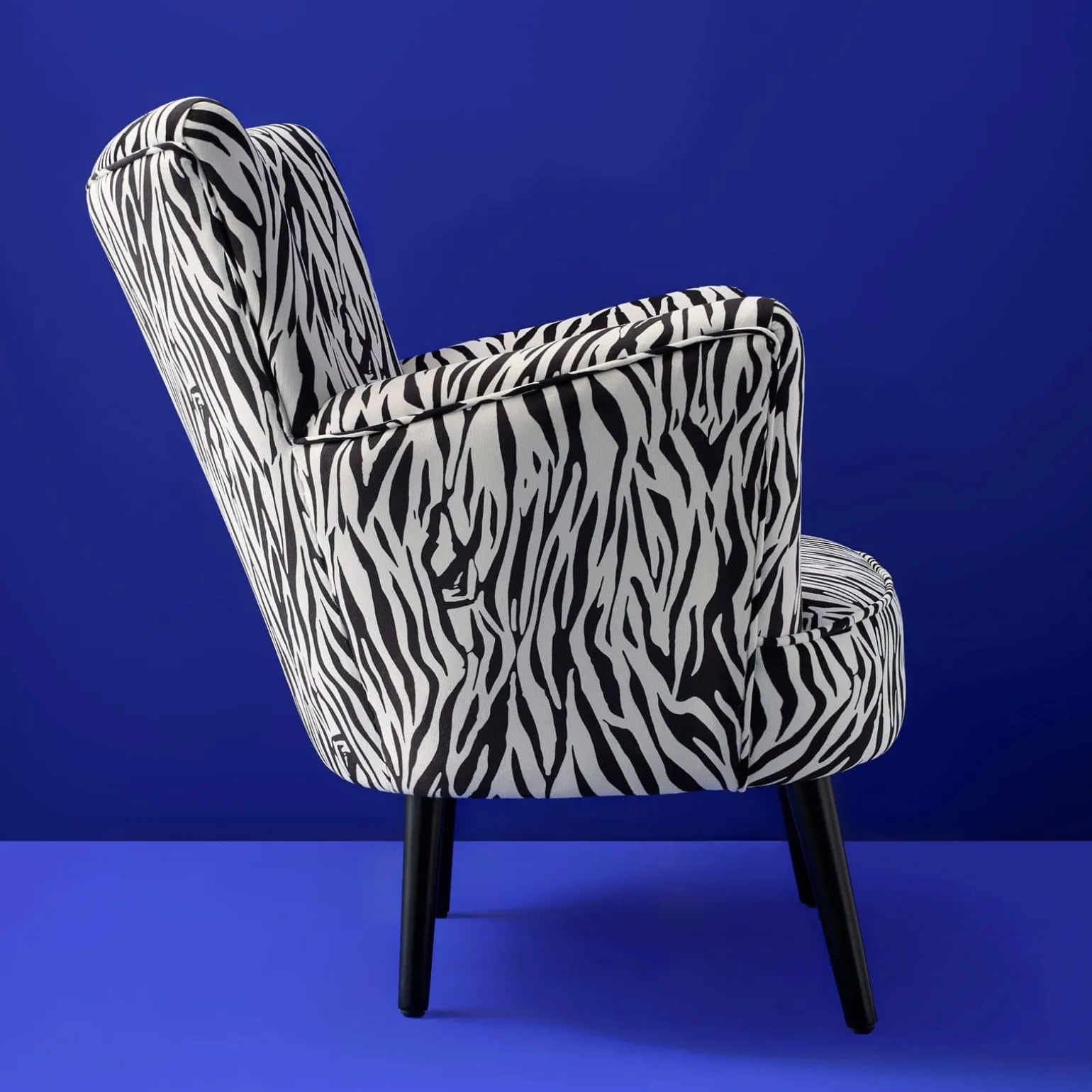 Fauteuil Zebra, noir