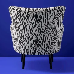 Fauteuil Zebra, noir