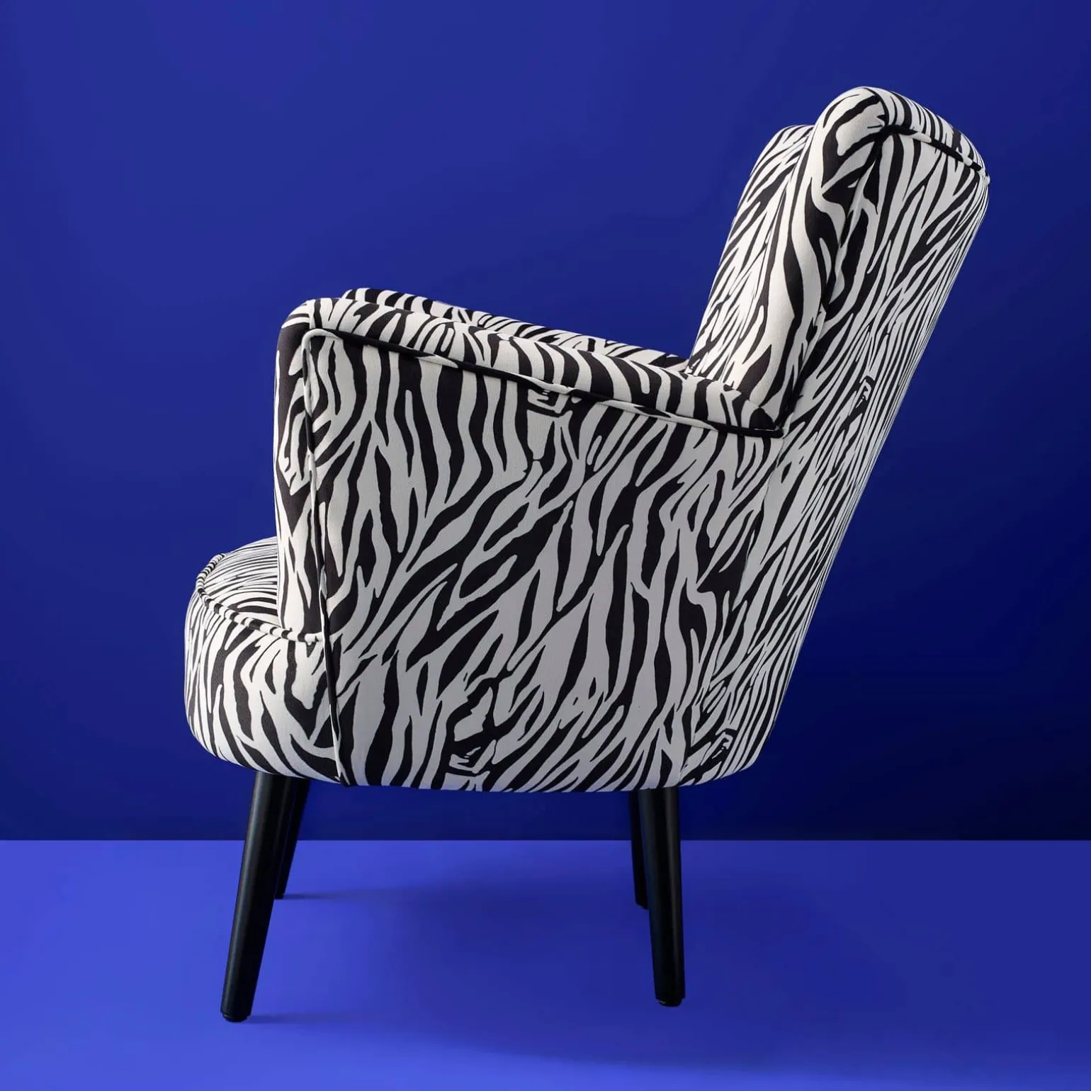 Fauteuil Zebra, noir