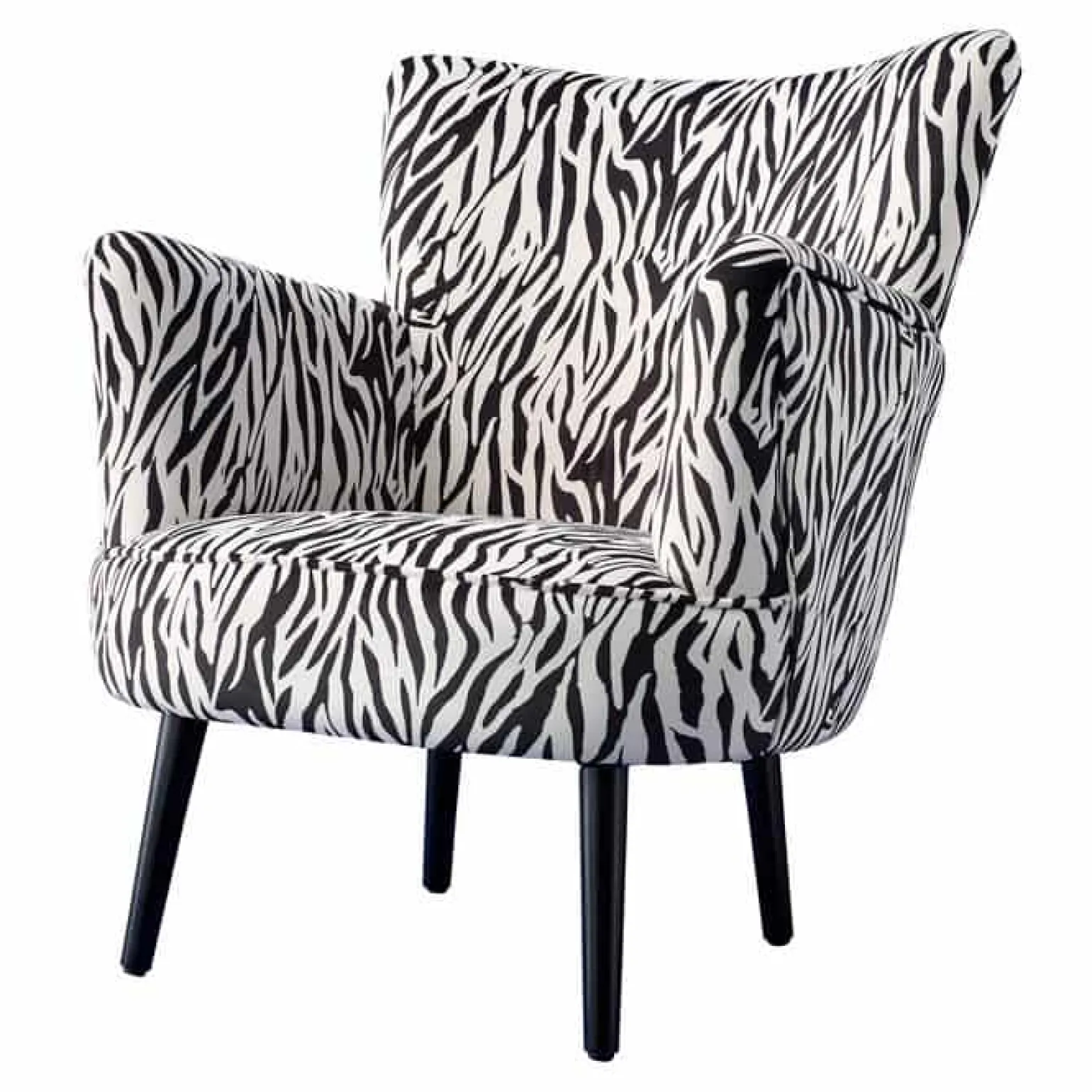 Fauteuil Zebra, noir