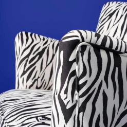 Fauteuil Zebra, noir