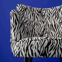 Fauteuil Zebra, noir