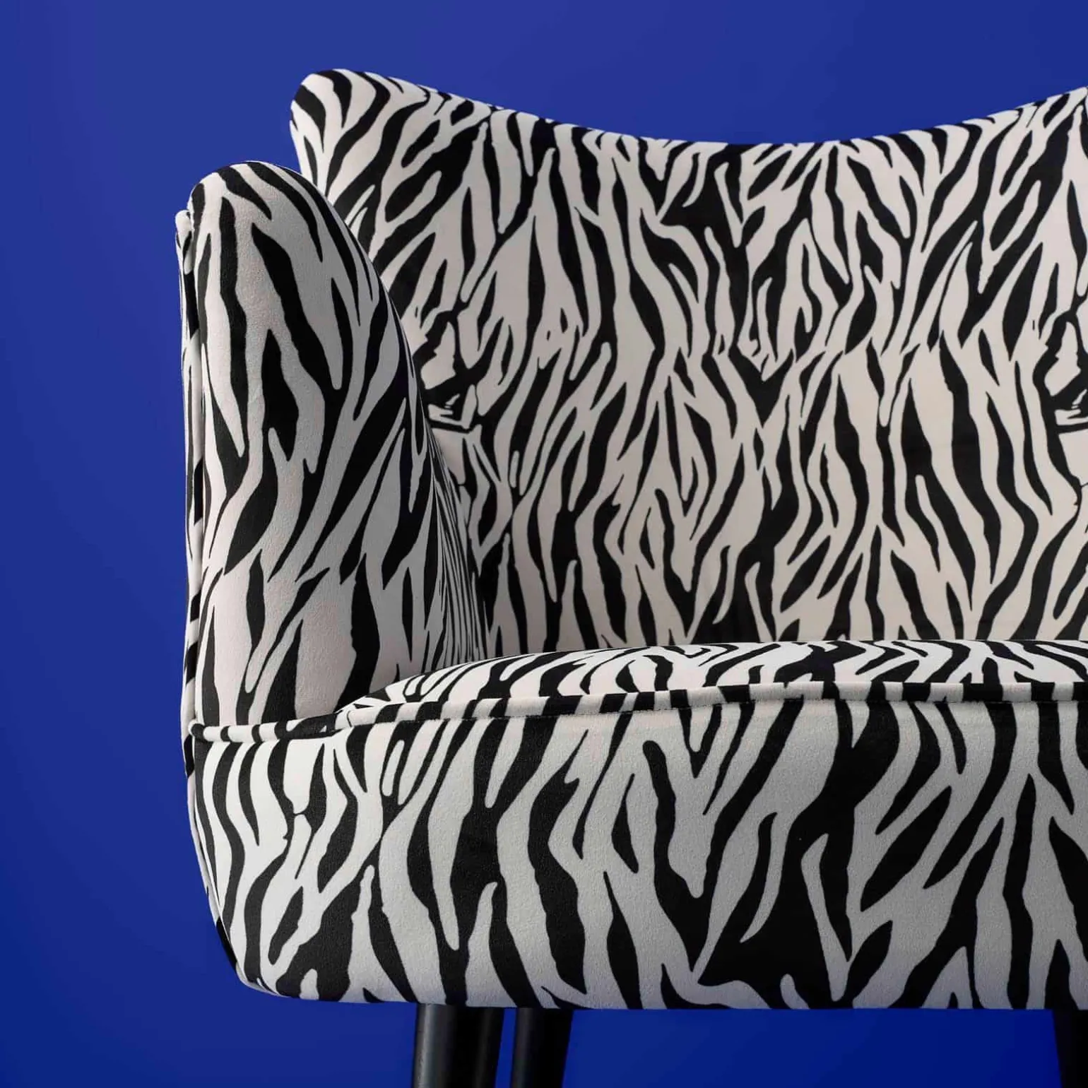 Fauteuil Zebra, noir